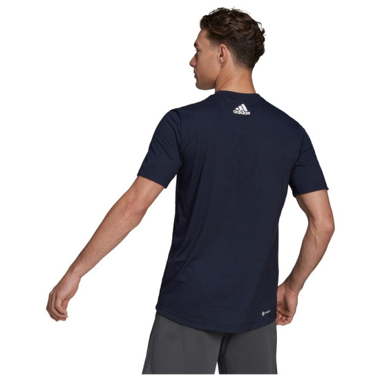 Adidas Ανδρική κοντομάνικη μπλούζα Aeroready Designed To Move Sport Logo Adidas Ανδρική κοντομάνικη μπλούζα Aeroready Designed To Move Sport Logo